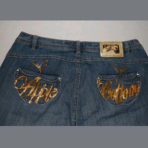 Apple Bottom Sequin Jeans